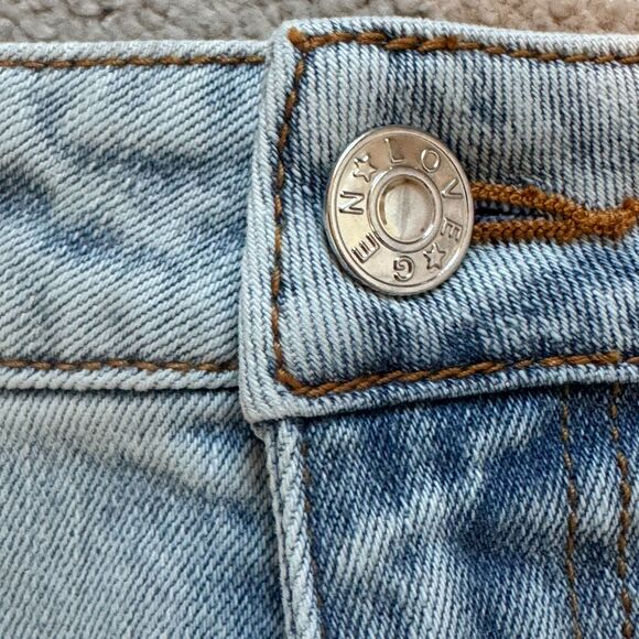 NWT* Generation Love Vita Pearl Emb Denim Shorts - Light Blue - Picture 8 of 8